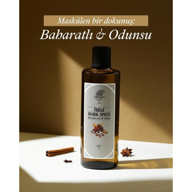 Rebul Dark Spice EDC 250 ml – Karakter en warmte in een glazen fles