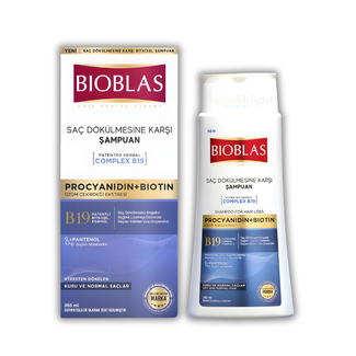 Bioblas Bioblas Shampooing Anti-Stress Procyanidine + Biotine 360 ml – Contre la Chute des Cheveux Secs et Normaux