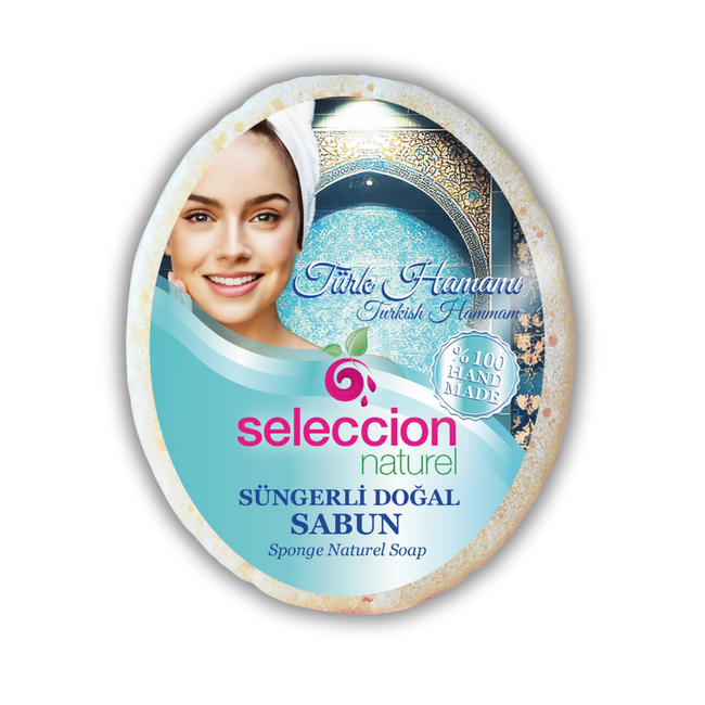 Seleccion Naturel Sponge Soap Turkish Bath 150 g | Natural Cleansing with the Freshness of a Traditional Hammam