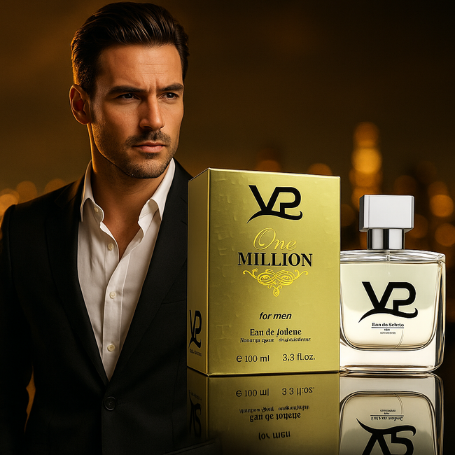 VP Parfum  One Million Eau de Toilette for Men 100 ml – Luxurious, Spicy and Charismatic Masculine Fragrance