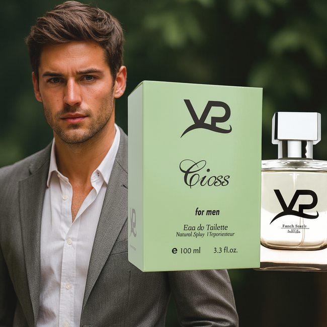 VP Parfum  Cioss Eau de Toilette Herrenparfüm 100 ml – Frischer, Moderner und Langanhaltender Herrenduft