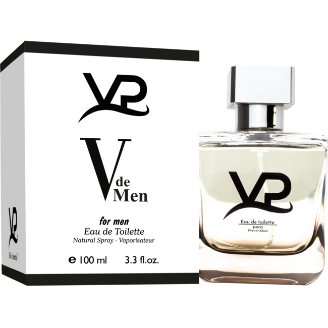 VP Parfum  V De Men Eau de Toilette Homme 100 ml – Frais, Moderne et Durable