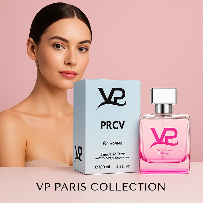 VP Parfum  PRCV Eau de Toilette for Women 100 ml – Romantic, Elegant and Long-Lasting