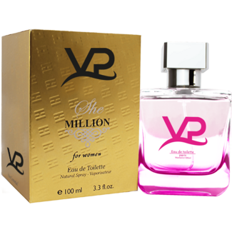 VP Parfum  VP She Million Eau de Toilette Kadın Parfümü 100 ml – Lüks, Altın Zarafetinde Kalıcı Kadın Kokusu