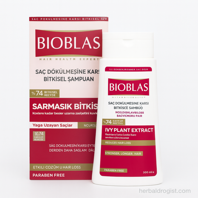 Bioblas Sarmaşık Özlü Şampuan 360 ml (Dökülen ve Yavaş Uzayan Saçlar İçin)