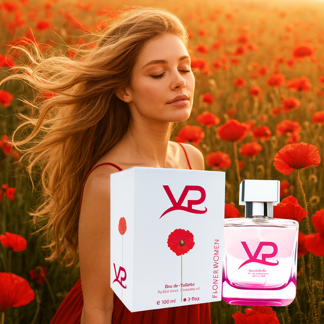 VP Parfum  Flower Eau de Toilette Damenparfüm 100 ml – Natürlich, Blumig und Elegant
