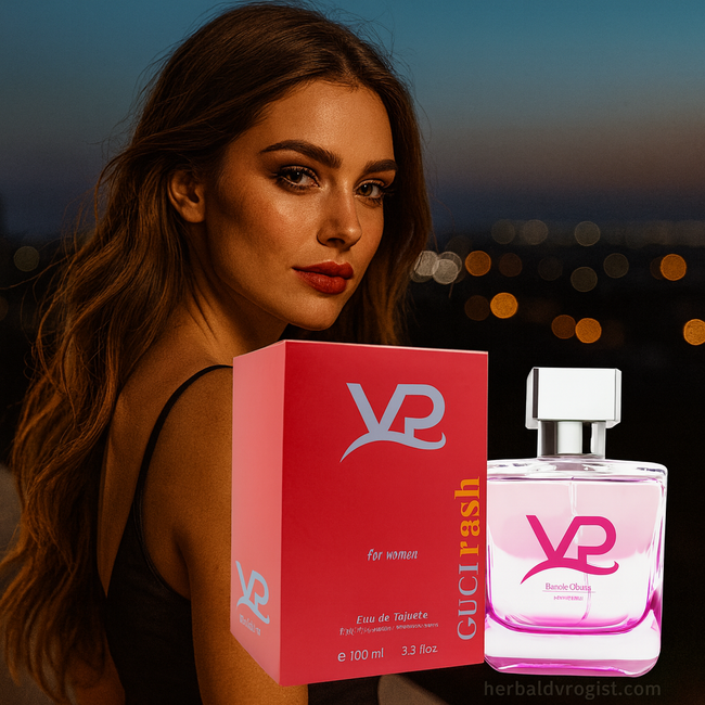 VP Parfum  Guci Rash Eau de Toilette para Mujer 100 ml – Empolvado, Elegante y Duradero