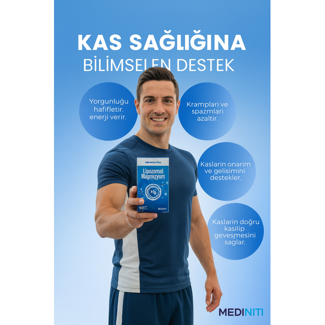 Mediniti AdvanceMax Magnesio Liposomal 30 Cápsulas – Máxima Absorción con Tecnología Liposomal