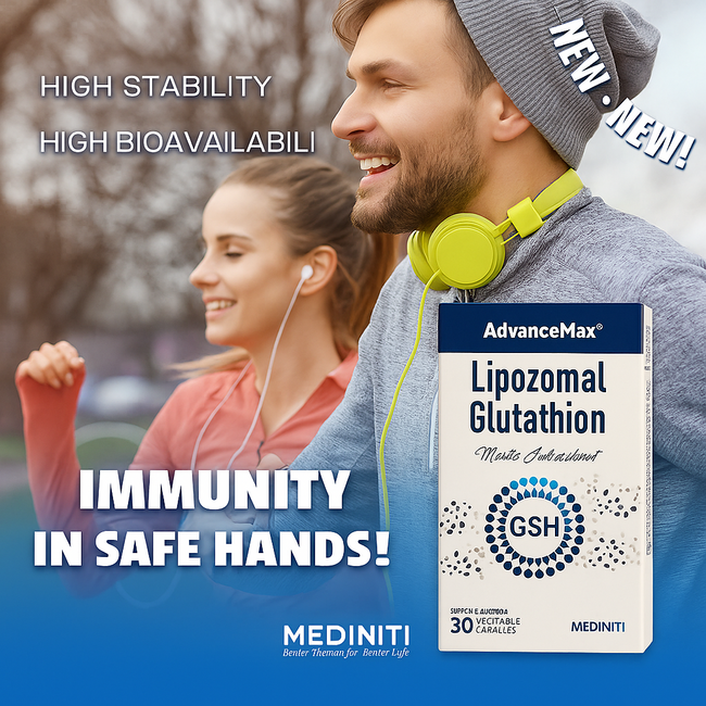 Mediniti Liposomales Glutathion 30 Kapseln – Für Zellschutz und Antioxidative Unterstützung