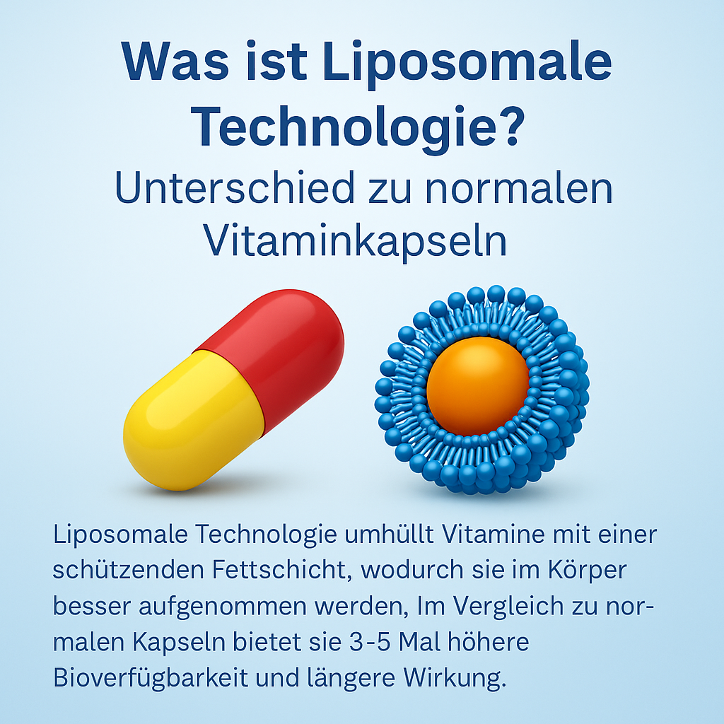 Was ist Liposomale Technologie? Unterschied zu normalen Vitaminkapseln