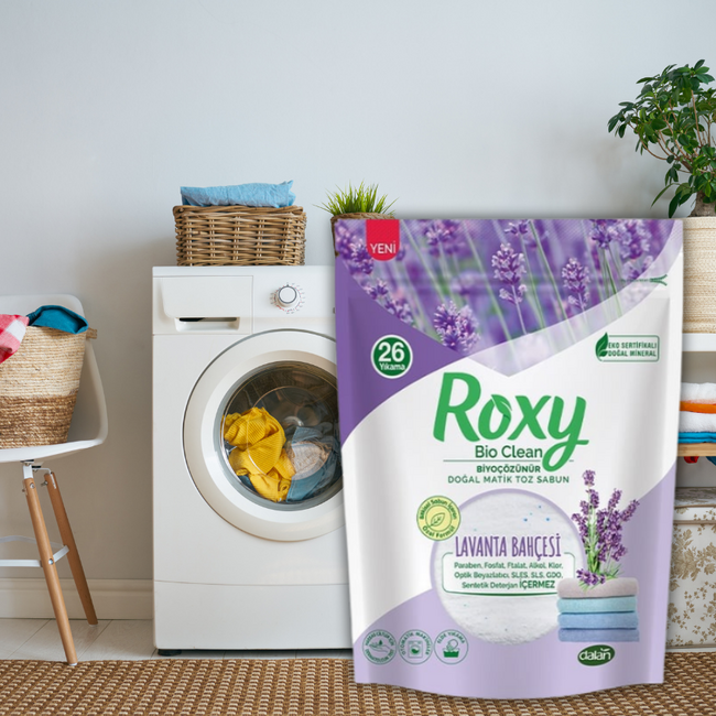 DALAN Bio Clean Matik Polvo de Jabón Natural 800GR Jardín de Lavanda – 26 Lavados – Vegetal y Sin Químicos