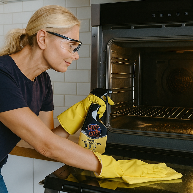 Porçöz Ovenreiniger 750 ml – Verwijdert Hardnekkig Vet en Aangekoekte Etensresten