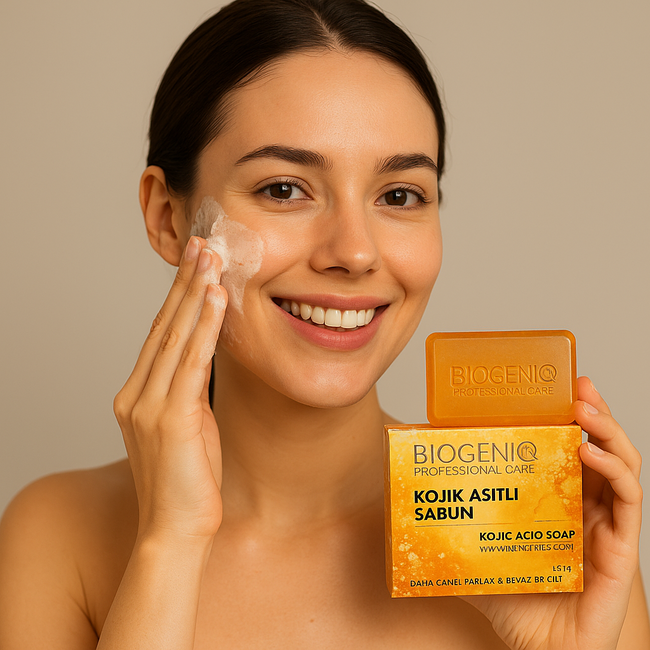 Biogeniq Kojic Acid Zeep 100 gr – Voor een Stralende en Egale Huid