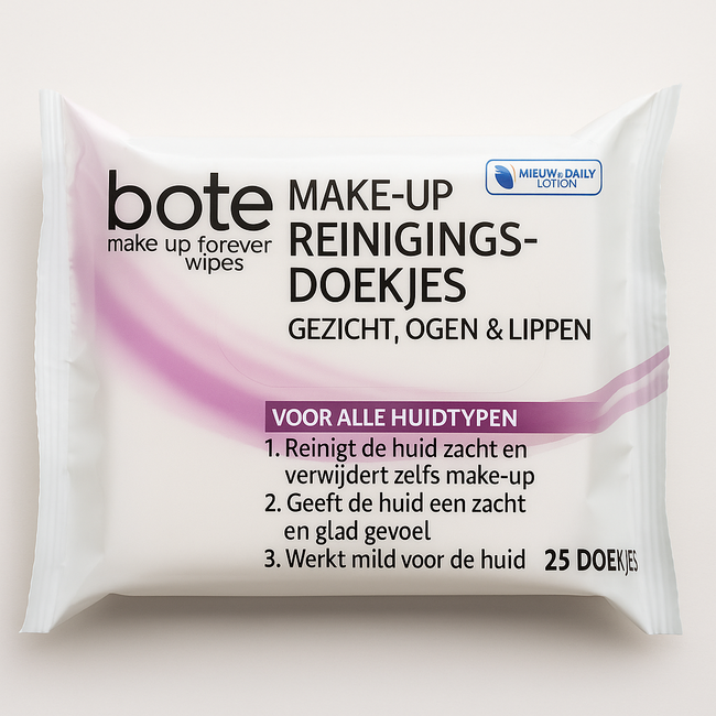 Seleccion Naturel  Make-Up Temizleme Mendilleri – Yüz, Göz ve Dudak İçin 25 Adet | Tüm Cilt Tiplerine Uygun