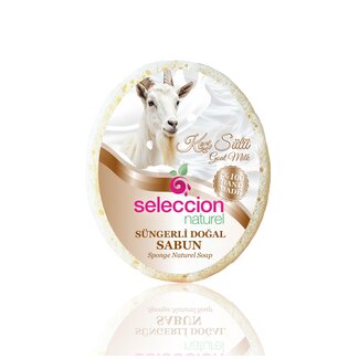 Seleccion Naturel Seleccion Naturel Sponszeep Geitenmelk 150 g – Natuurlijke hydraterende en voedende zeep