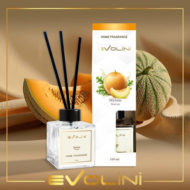 Evolini Raumduft Melone 120 ml – Erfrischende und Lang anhaltende Beduftung
