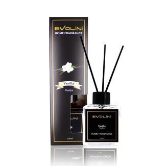 Evolini Parfum d’Ambiance Vanille 120 ml – Arôme de Vanille Profond, Chaleureux et Longue Durée pour une Atmosphère Apaisante