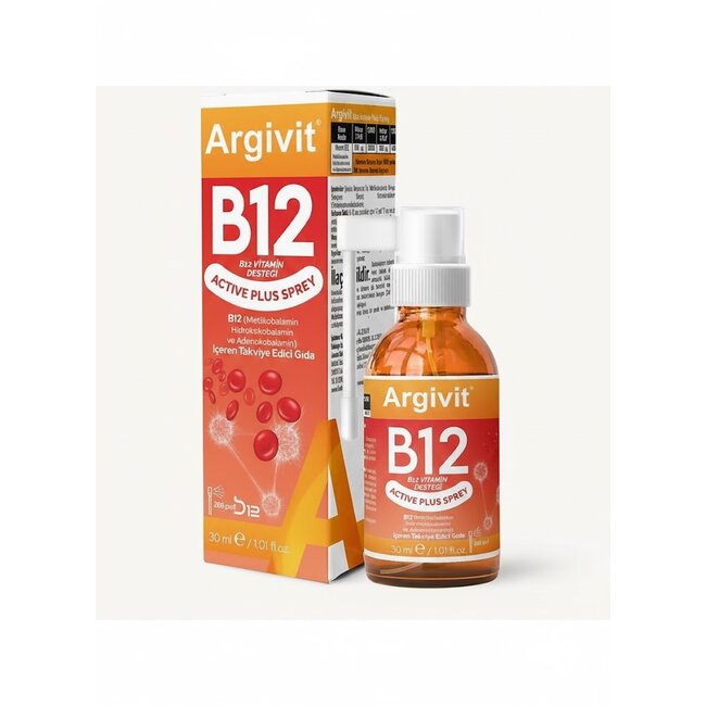 Argivit B12 Active Plus Spray 30 ml – Complemento alimenticio con vitamina B12