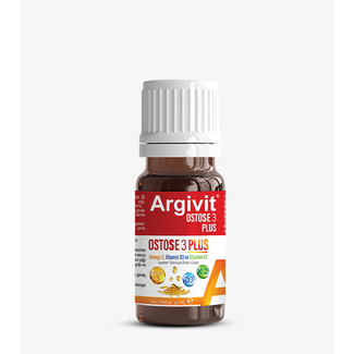 Argivit Argivit Ostose 3 Plus – Complemento Alimenticio con Omega-3, Vitamina D3 y Vitamina K2 (Para Niños y Adultos)