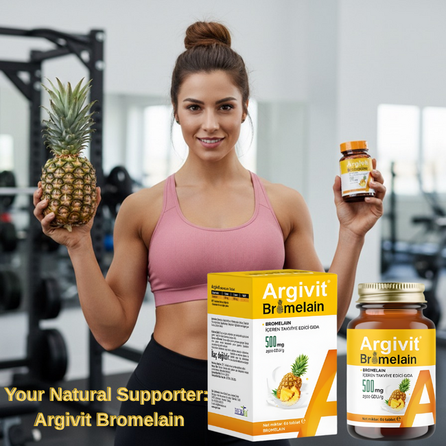 Argivit Bromelain 500 mg – Bromelaïne uit Ananas – Voedingssupplement