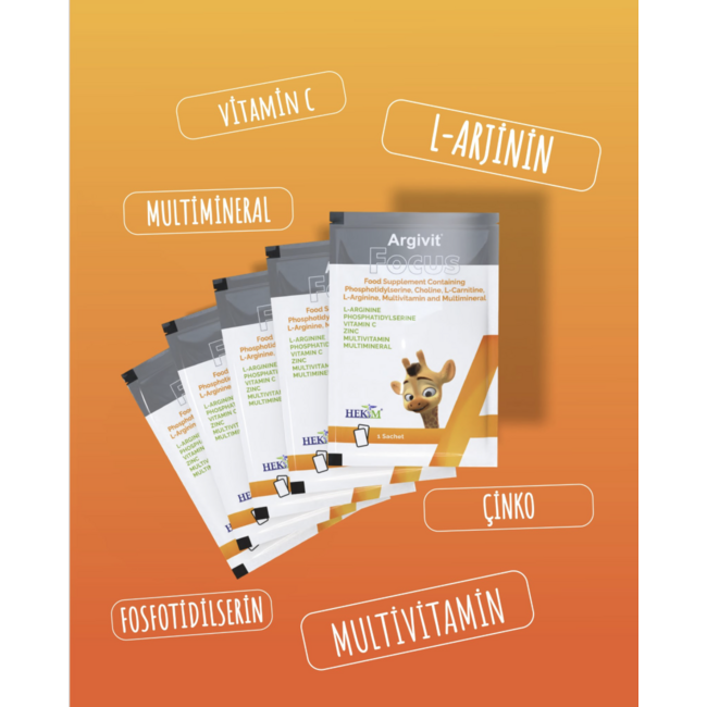 Argivit Focus 30 Sachets – Ondersteuning voor concentratie en cognitieve prestaties
