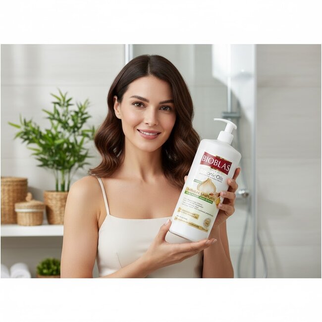 Bioblas Shampooing à l’Ail Anti-Chute 1000 ml – Soin Intensif Fortifiant