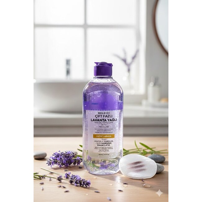 Bote Dubbel Fase Lavendel Make-up Reinigingswater 400 ml