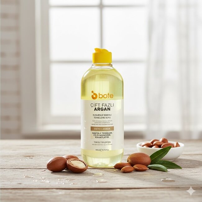 Bote Dubbel Fase Argan Make-up Reinigingswater 400 ml