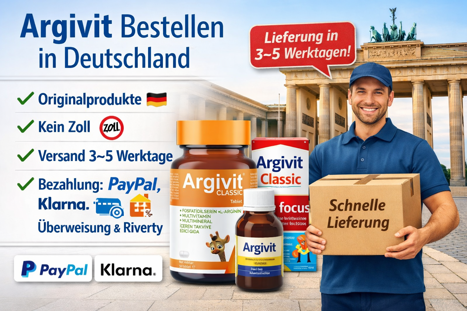 Argivit Bestellen in Deutschland – Kein Zoll, Schneller Versand