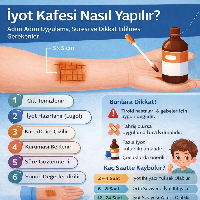 İyot Kafesi Nasıl Yapılır? (Adım Adım Anlatım ) 