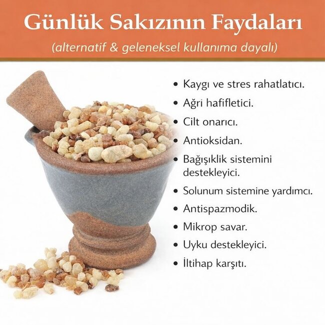 Herbal Drogist Akgünlük Sakızı 50 g – Résine naturelle issue de Liquidambar orientalis