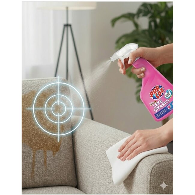 Porçöz Détachant Premium  750 ml – Efficace contre Graisse, Nourriture, Boue et Taches du Quotidien