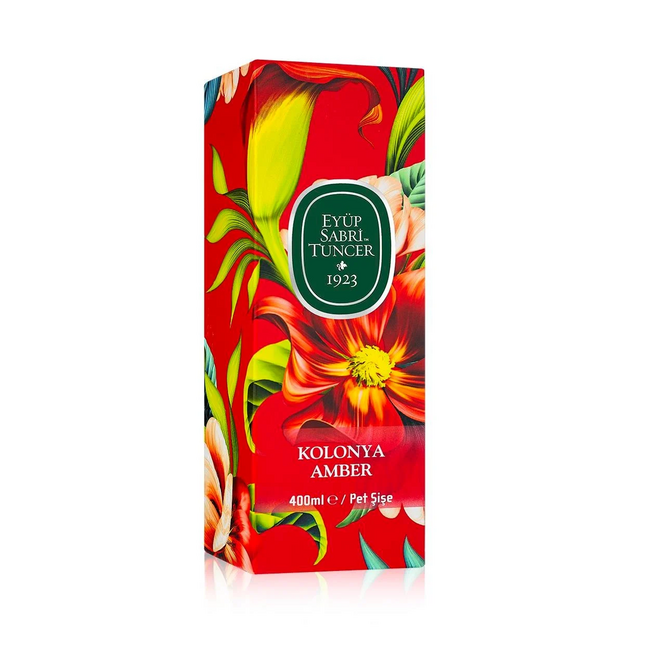 Eyup  Sabri Tuncer  Amber Eau de Cologne 400 ml PET Fles – Warme Ambernoten, Elegant en Geschikt voor Dagelijks Gebruik