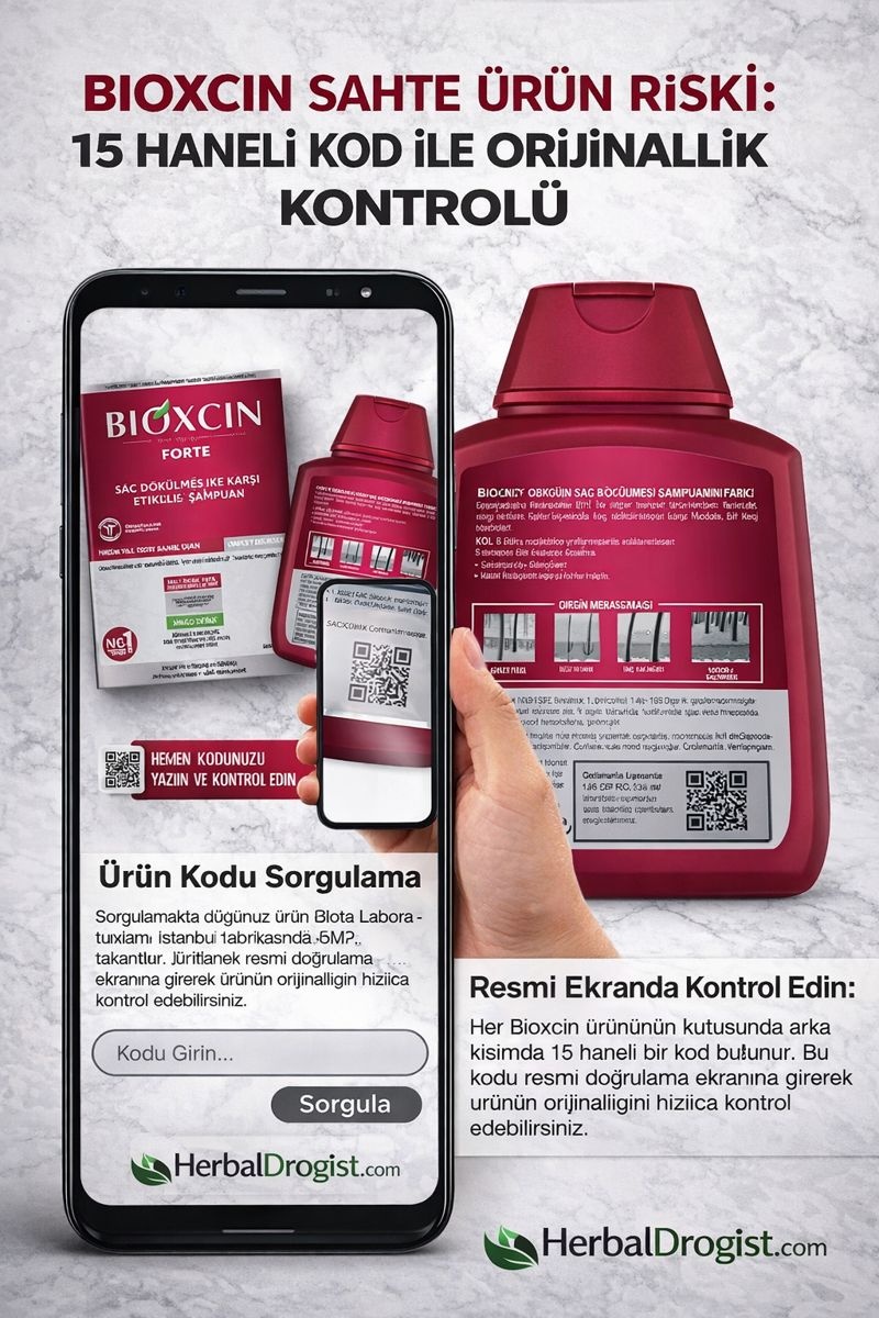 Bioxcin Sahte Ürün Nasıl Anlaşılır? Orijinal Kontrol Rehberi 