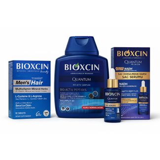 Bioxcin Bioxcin Paquete Potente de Cuidado Contra la Caída del Cabello para Hombres