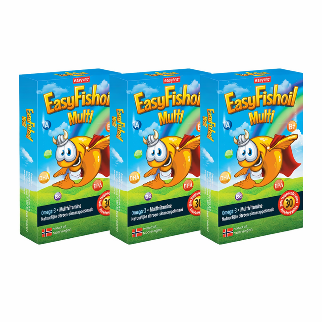 EasyVit-EasyFishOil EasyFishoil Multivitamine - Multi Omega 3 - 30 Kautabletten