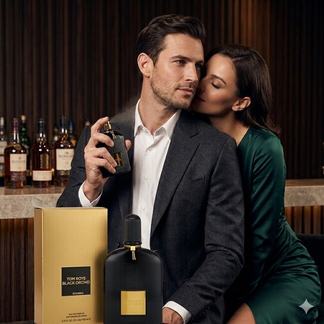 VP Parfum  Tom Roys Black Orchid Herenparfum 100 ML | Oriëntaals, Kruidig en Diep Karakter | Mannelijke en Krachtige Geur | Geschikt voor Dagelijks Gebruik en Speciale Gelegenheden