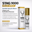 Stag 9000  Spray 20 ml und Koca Yusuf Macun 300 g – Spezielles Männer-Set für ein längeres und intensiveres Erlebnis im Bett