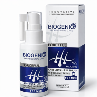 Biogeniq Biogeniq Forceful 5% Procapil Spray Anticaída para Hombres – Ayuda a Reducir la Caída del Cabello
