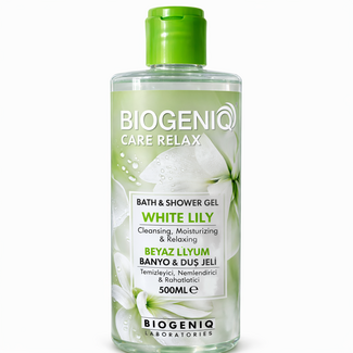 Biogeniq Biogeniq Care Relax Beyaz Zambak Banyo ve Duş Jeli 500 ml