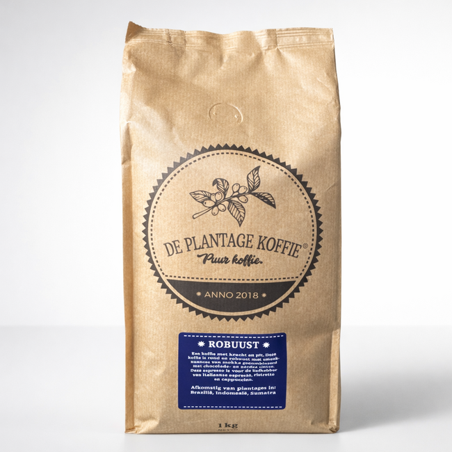 DP Koffie De Plantage Rainforest Alliance Espresso Bonen 1 kg – Krachtige Italiaanse Espresso Koffiebonen voor Espresso, Cappuccino & Ristretto