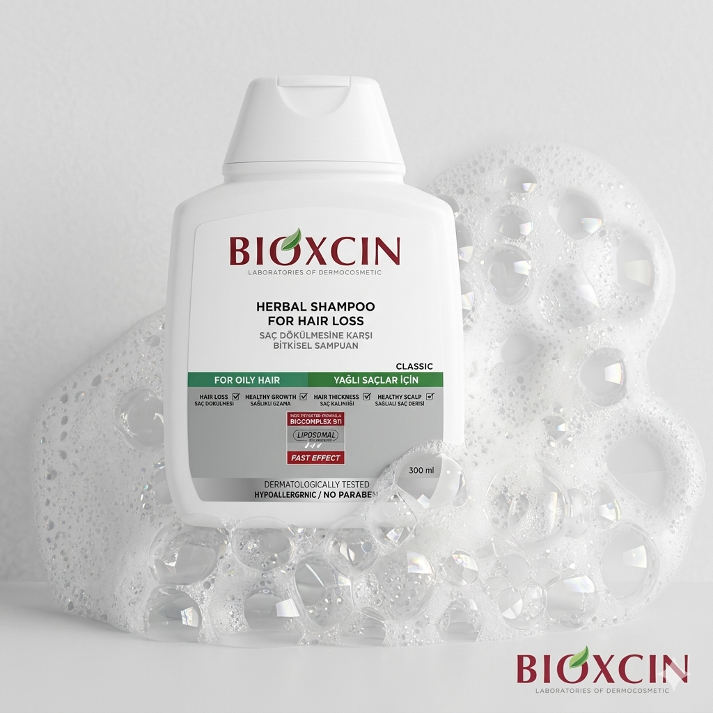 Biocomplex Bioxcin Classic Anti-Hair Loss Shampoo for Oily Hair 300 ml ...