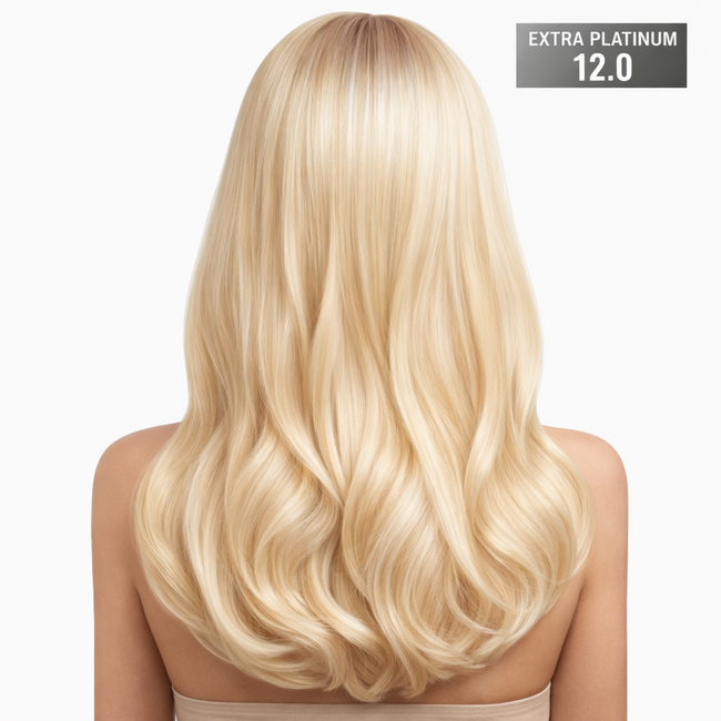 Marvel   Natural Colors 12.0 Extra Platinum Hair Dye 2+1 Set – Enriched with Argan & Olive Oil Extracts, Nourishing Formula, Strong Lightening and 100% Grey Coverage