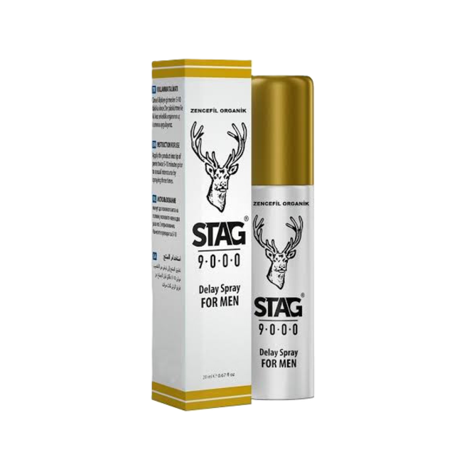 Nutraxin   Ultra Men Nahrungsergänzung 60 Tabletten mit L-Arginin & Ginseng + Stag 9000 Spray 20 ml – Männer Wellness & Pflege Kombination