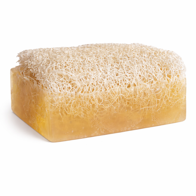 Seleccion Naturel Jabón Natural de Fibra de Calabaza con Miel y Leche de Burra – Exfoliante y Nutritivo