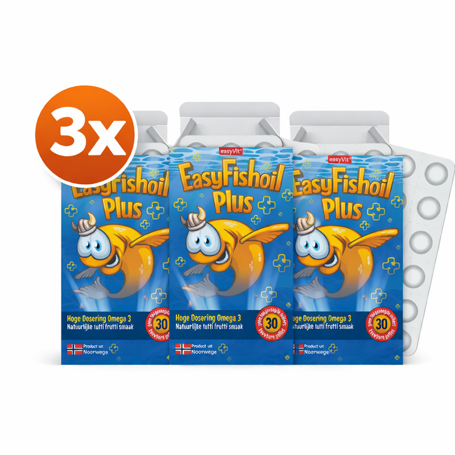 EasyVit-EasyFishOil EasyFishoil Plus 30 Çiğnenebilir Jel