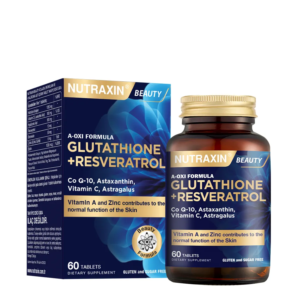 glutathione and resveratrol Glutathione + Resveratrol 60 Capsules – Antioxidant & Skin Support Complex