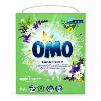 OMO Omo Renkliler Çamaşır Deterjanı Elma Çiçeği & Nilüfer 5 kg – 100 Yıkama
