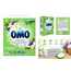 OMO Lessive en poudre Color Fleur de Pommier & Nénuphar 5 kg – 100 Lavages – Élimination Puissante des Taches & Fraîcheur Longue Durée