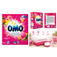 OMO Renkliler icin Çamaşır Deterjanı Tropical Lily & Rose 5 kg – 100 Yıkama – Güçlü Leke Çıkarma & 14 Gün Kalıcı Ferahlık